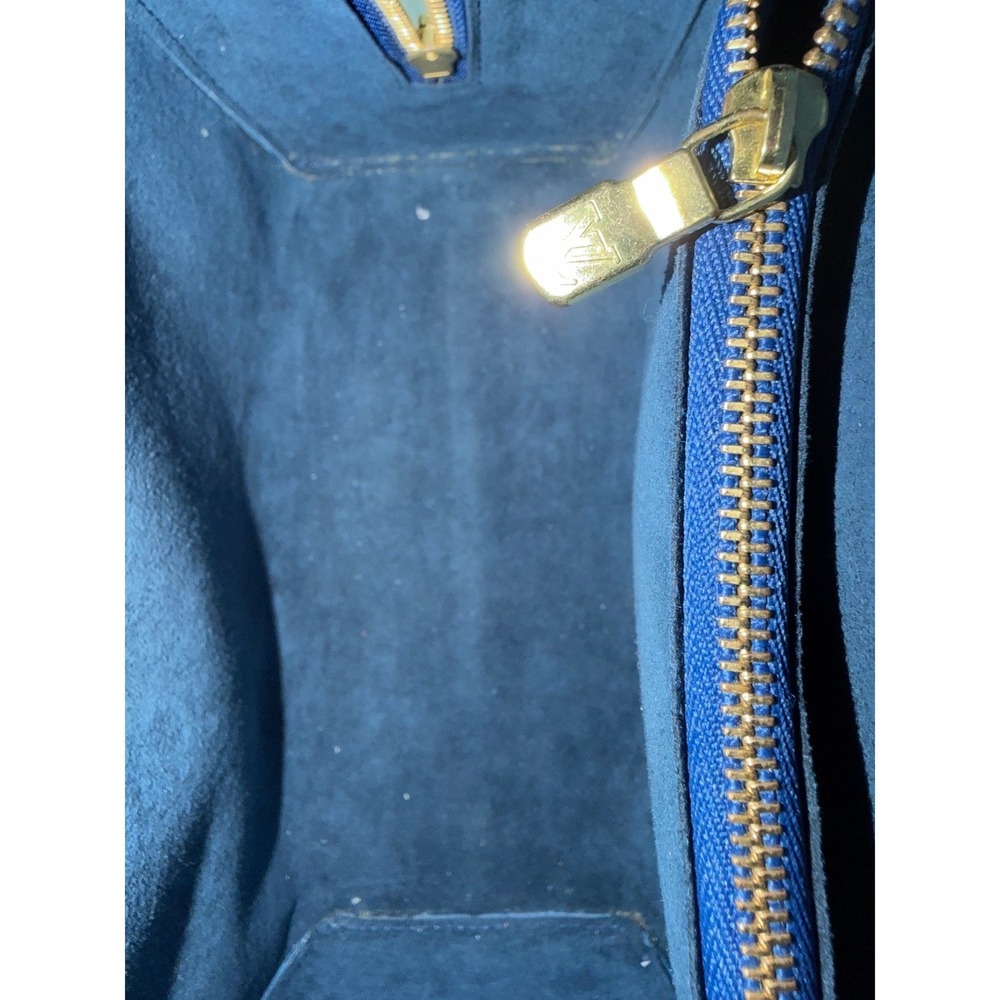 Louis Vuitton Pont Neuf PM Toledo Blue Epi Leather Satchel Top Handle Bag - Picture 14 of 16
